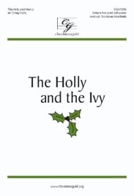 The Holly and the Ivy Unison/Two-Part choral sheet music cover Thumbnail